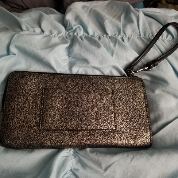 Coach pewter metal clutch - Picture 8 of 10